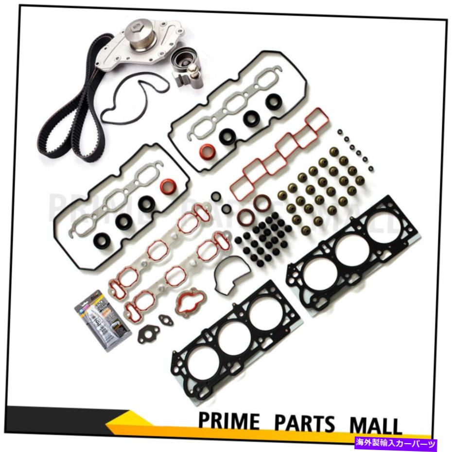 Water Pump タイミングベルトキットウォーターポンプヘッドガスケットセット05-06クライスラー300ダッジ3.5L Timing Belt Kit Water Pump Head Gasket Set For 05-06 Chrysler 300 Dodge 3.5L【並行輸入品】