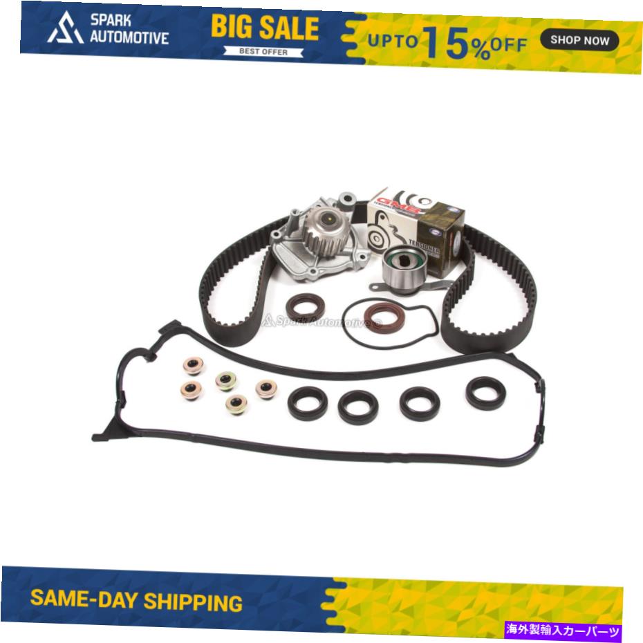 Water Pump タイミングベルトキットウォーターポンプフィット92-95ホンダシビック1.5 D15Z1 Timing Belt Kit Water Pump Fit 92-95 Honda Civic 1.5 D15Z1【並行輸入品】