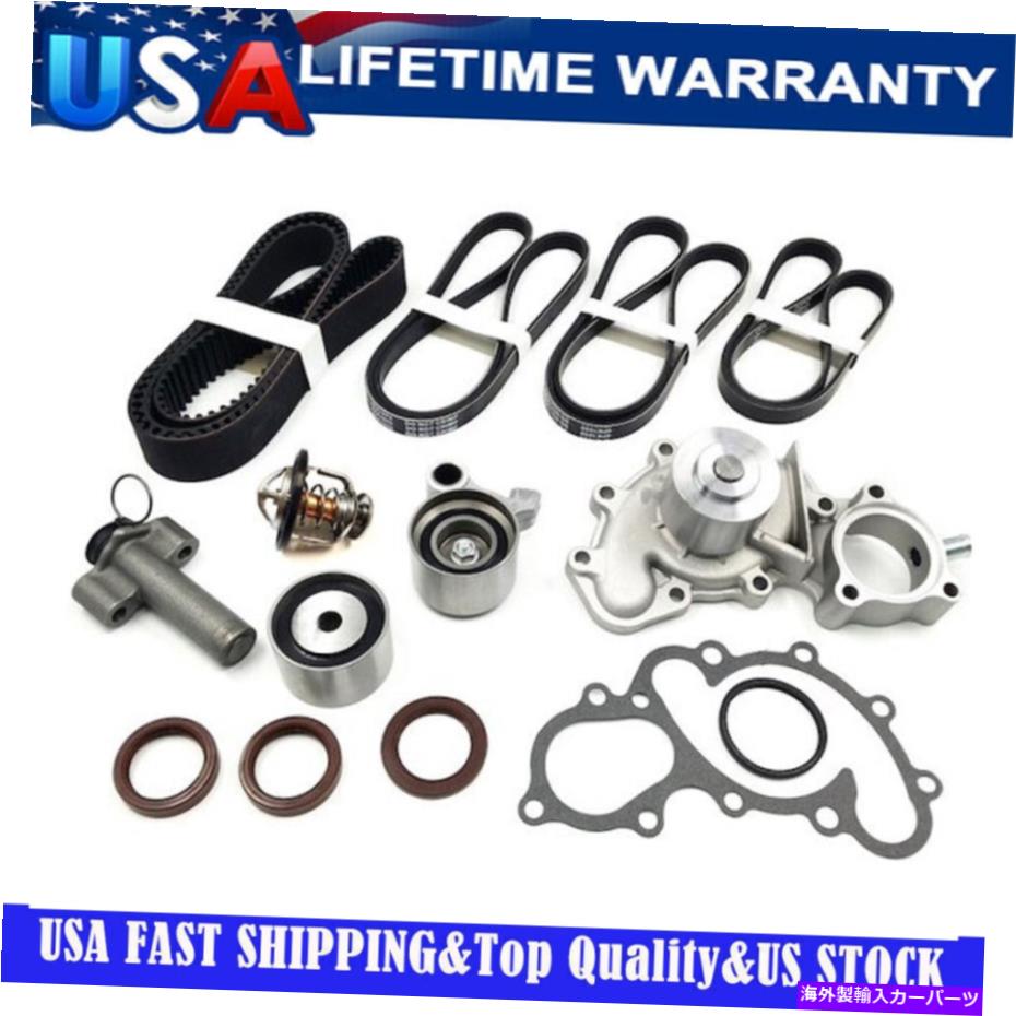 Water Pump タイミングベルトキットウォーターポンプ5vzfeフィットトヨタツンドラ4runnerタコマT100 3.4L V6 Timing Belt Kit Water Pump 5VZFE Fits Toyota Tundra 4Runner Tacoma T100 3.4L V6【並行輸入品】