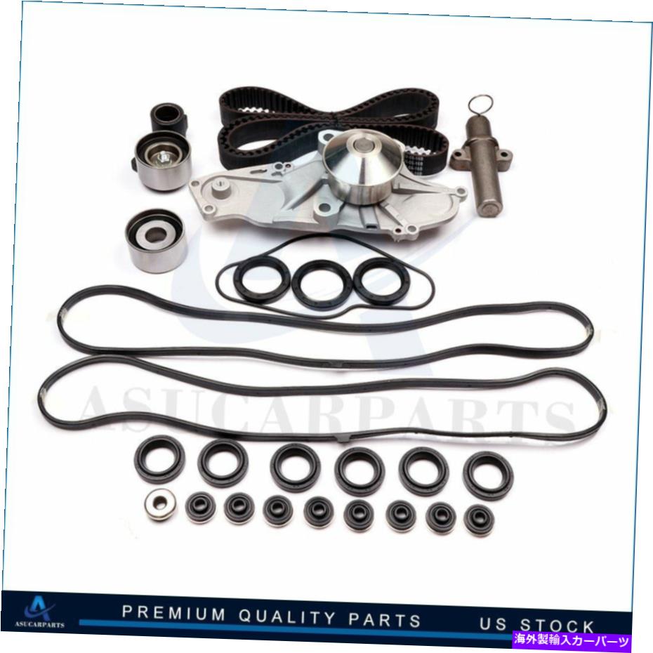 Water Pump 99-04のタイミングベルトキットウォーターポンプホンダオデッセイEX LX MINI 3.5Lバルブカバー Timing Belt Kit Water Pump For 99-04 Honda Odyssey EX LX Mini 3.5L Valve Cover【並行輸入品】