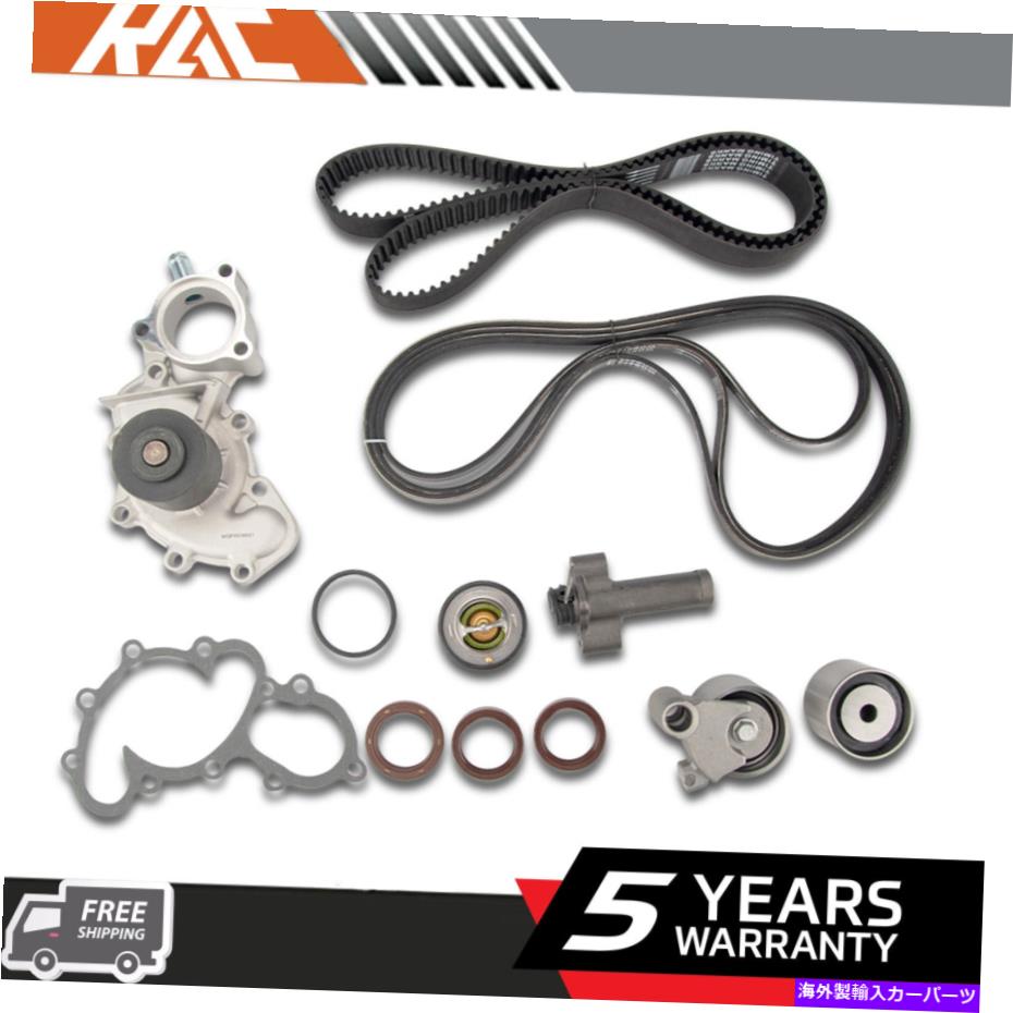 Water Pump トヨタ4runnerのためのタイミングベルトキットW/ウォーターポンプ1996-2002 Tundra 2000-2003 2004 Timing Belt Kit w/ Water Pump For Toyota 4Runner 1996-2002 Tundra 2000-2003 2004【並行輸入品】