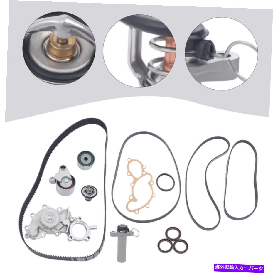 Water Pump タイミングベルト +ウォーターポンプキットセットフィットトヨタ4ランナーTundra 1996-2002 16100-69398 Timing Belt + Water Pump Kit Set Fit Toyota 4Runner Tundra 1996-2002 16100-69398【並行輸入品】