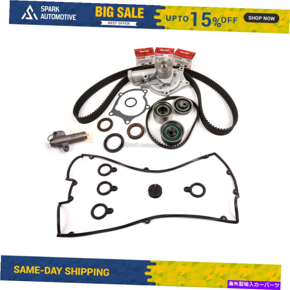 Water Pump タイミングベルトキットテンショナーウォーターポンプフィット96-99三菱イーグルターボ2.0 4G63T Timing Belt Kit Tensioner Water Pump Fit 96-99 Mitsubishi Eagle TURBO 2.0 4G63T【並行輸入品】