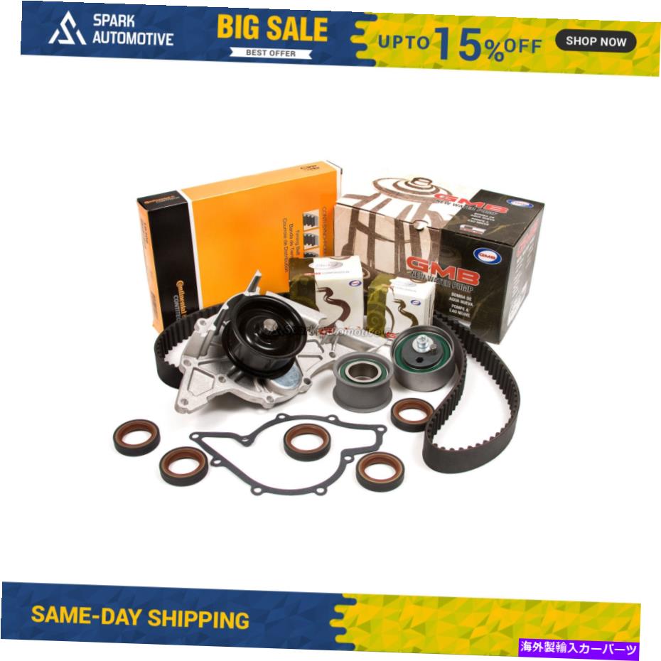 Water Pump タイミングベルトキットウォーターポンプフィット98-05アウディA4 A6フォルクスワーゲンパサートV6 2.8 DOHC Timing Belt Kit Water Pump Fit 98-05 Audi A4 A6 Volkswagen Passat V6 2.8 DOHC【並行輸入品】