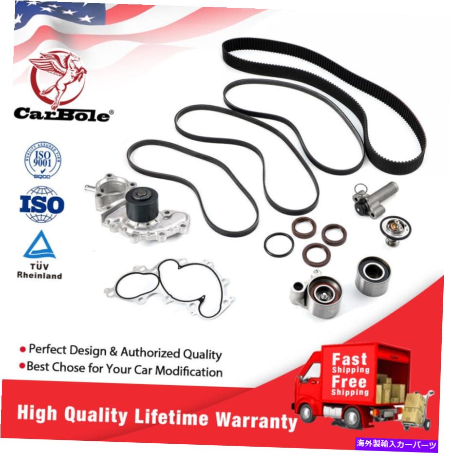 Water Pump 1996年のタイミングベルト＆ウォーターポンプキット1997 1998 1999-2002トヨタ4runner 3.4L V6 Timing Belt & Water Pump Kit for 1996 1997 1998 1999-2002 Toyota 4Runner 3.4L V6【並行輸入品】