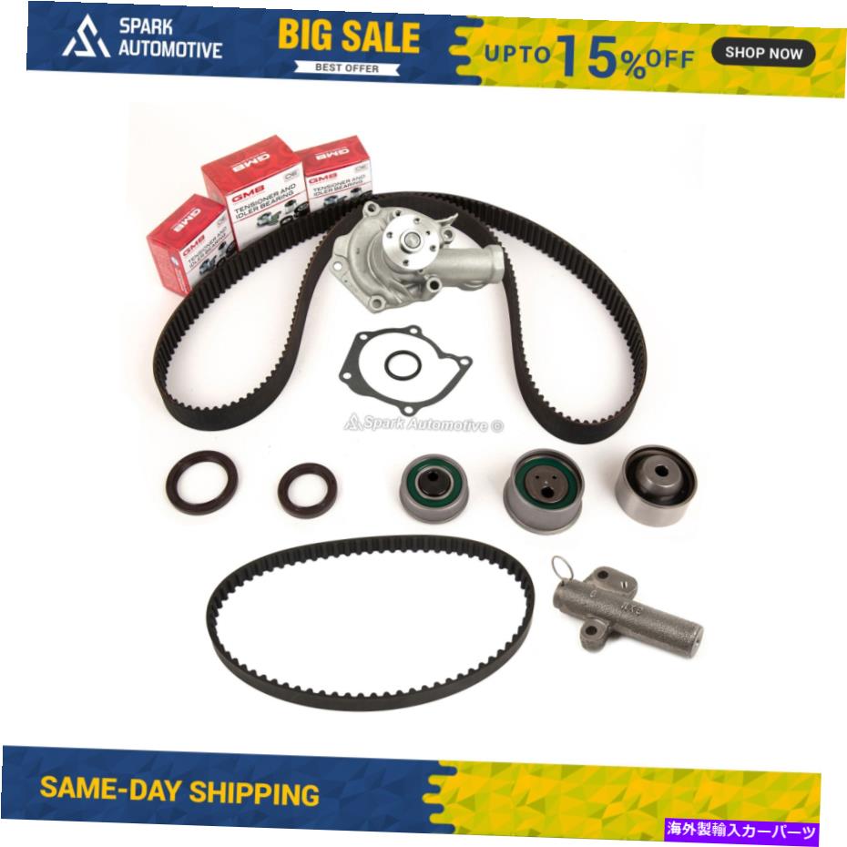 Water Pump タイミングベルトキットテンショナーウォーターポンプフィット99-05 2.4 STRATUS ECLIPSE GALANT 4G64 Timing Belt Kit Tensioner Water Pump Fit 99-05 2.4 Stratus Eclipse Galant 4G64【並行輸入品】