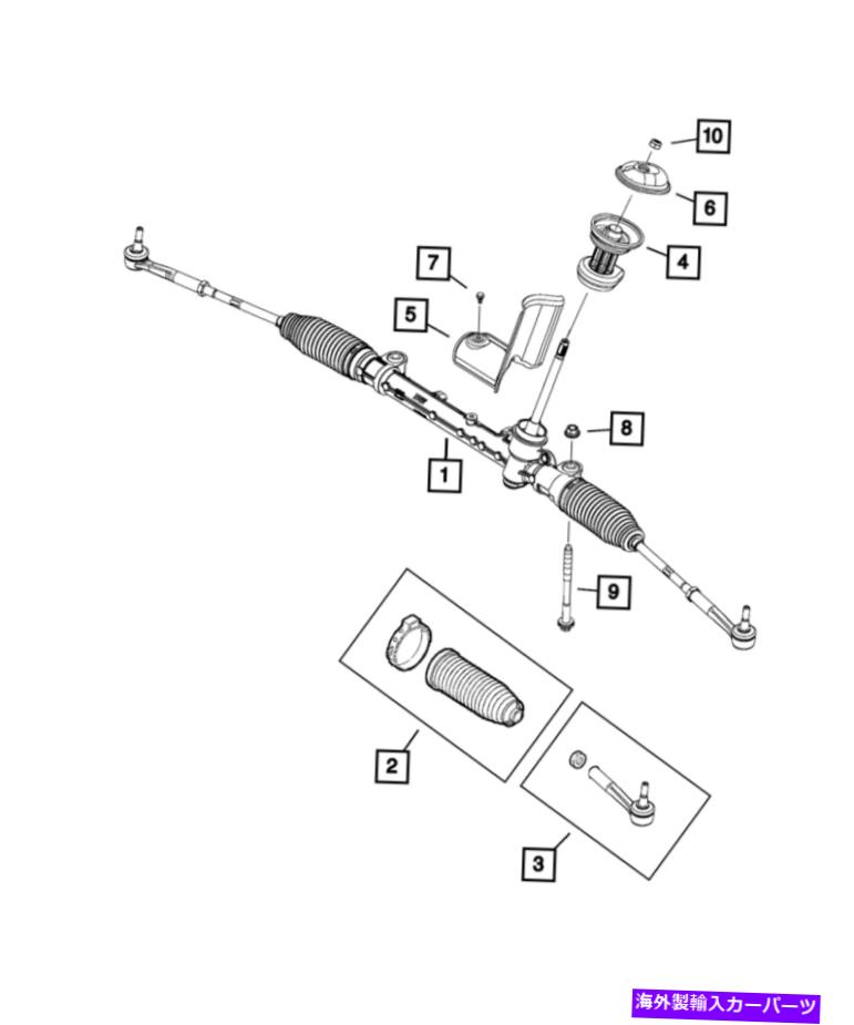 Steering Shaft 本物のMoparステアリングコラムシャフトシール68246947AB Genuine Mopar Steering Column Shaft Seal 68246947AB【並行輸入品】
