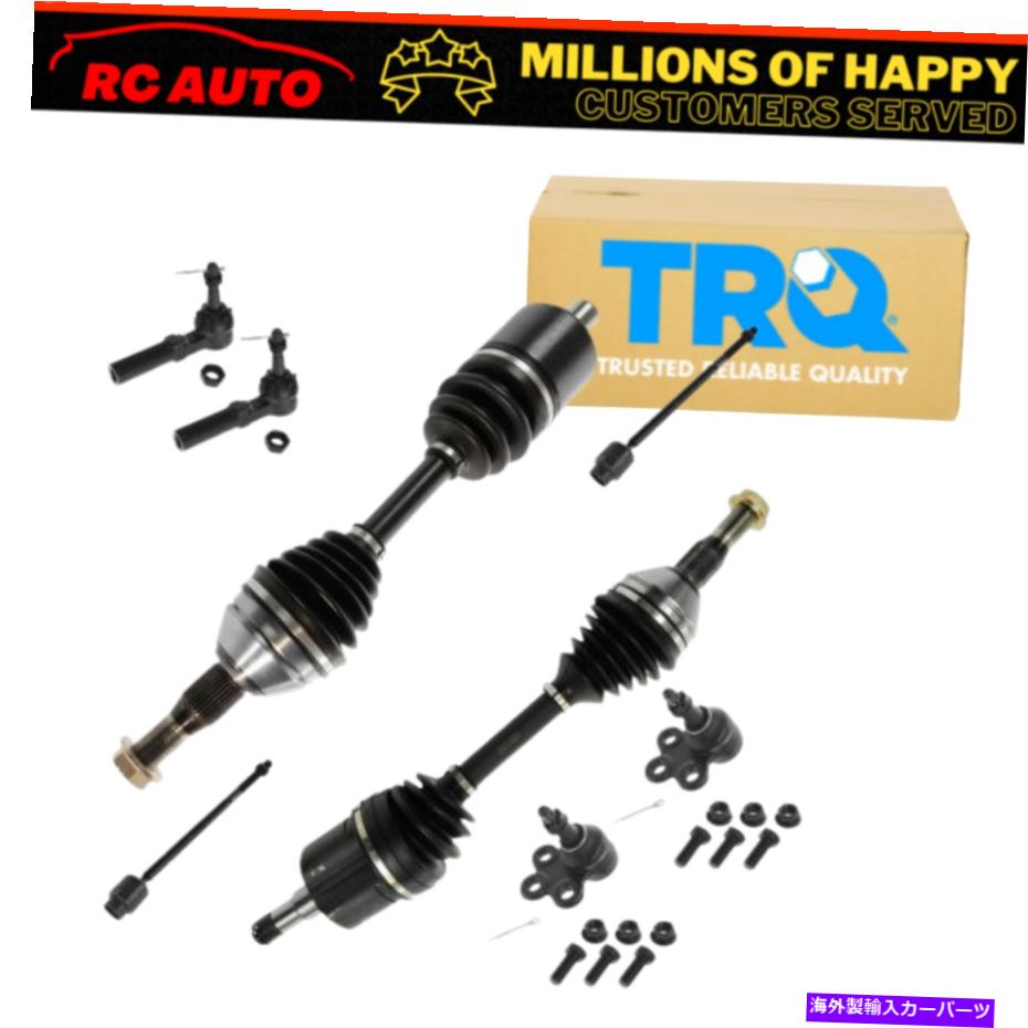 Steering Shaft TRQ CV車軸内側外側タイロッド下ボールボールジョイントキットシェビーポンティアックビュイック TRQ CV Axle Inner Outer Tie Rod Lower Ball Joint Kit for Chevy Pontiac Buick【並行輸入品】