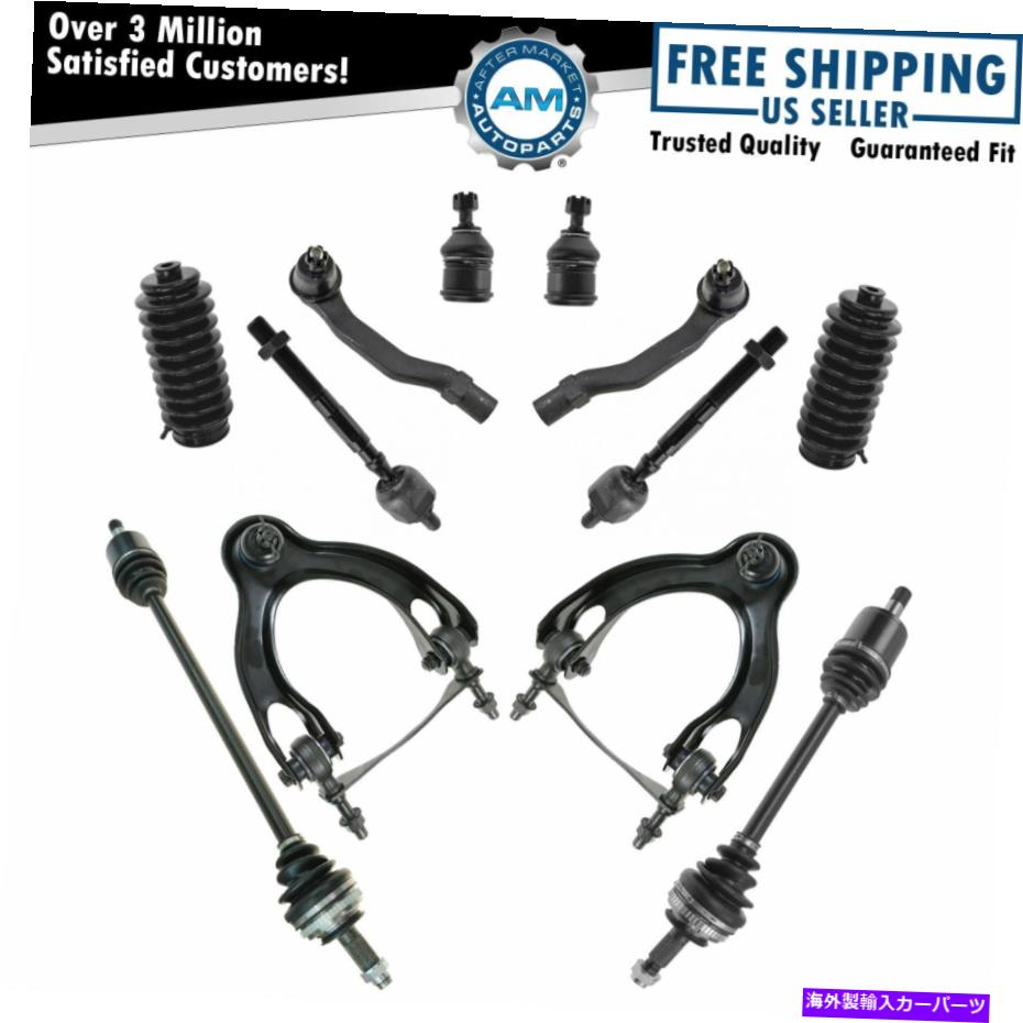 Steering Shaft 12ピースステアリング＆サスペンションキットCV車軸コントロールアームボールジョイントタイロッド 12 Piece Steering & Suspension Kit CV Axles Control Arms Ball Joints Tie Rods【並行輸入品】