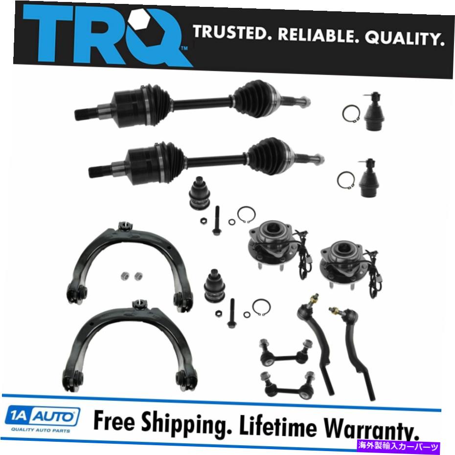 Steering Shaft Trailblazer Envoyのための14のTRQハブアセンブリ車軸ボールの関節タイロッドエンドキットセット TRQ Hub Assembly Axle Ball Joint Tie Rod End Kit Set of 14 for Trailblazer Envoy【並行輸入品】
