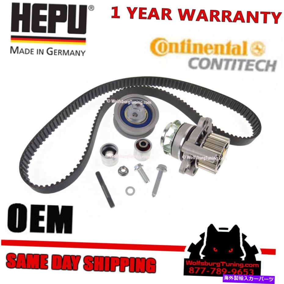Water Pump Audi 2.0t FSI A3 A4 TT BPY BWTタイミングベルトキットメタルウォーターポンプ2006-2009 OEM Audi 2.0T FSI A3 A4 TT BPY BWT Timing belt kit Metal Water pump 2006 - 2009 OEM【並行輸入品】