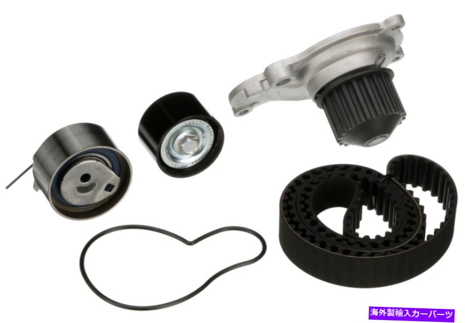 Water Pump 2003年から2007年のダッジキャラバン2.4Lウォーターポンプゲート付きエンジンタイミングベルトキット For 2003-2007 Dodge Caravan 2.4L Engine Timing Belt Kit with Water Pump Gates【並行輸入品】