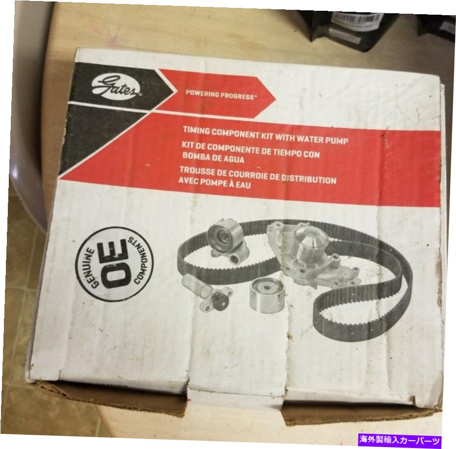 Water Pump ウォーターポンプゲートを備えたエンジンタイミングベルトキットTCKWP257A Engine Timing Belt Kit with Water Pump Gates TCKWP257A【並行輸入品】