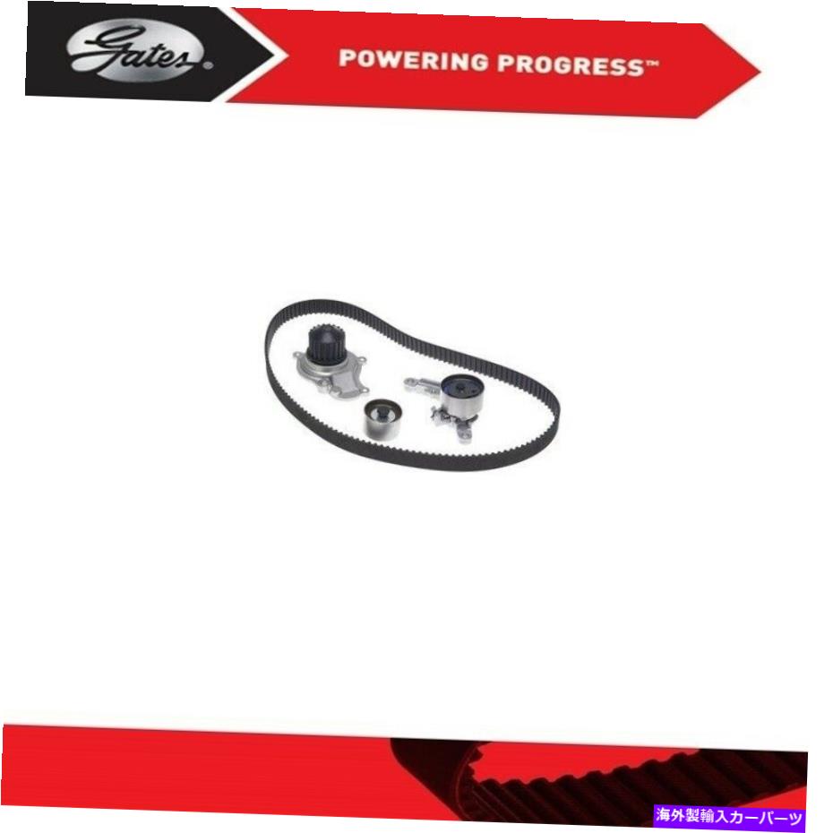 Water Pump 2005年から2006年の水ポンプ付きゲートタイミングベルトキットジープTJ L4-2.4L GATES Timing Belt Kit With Water Pump for 2005-2006 Jeep TJ L4-2.4L【並行輸入品】