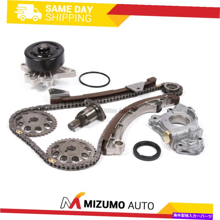 Water Pump タイミングチェーンキットウォーターオイルポンプフィット98シボレープリズムトヨタカローラ1.8 1zzfe Timing Chain Kit Water Oil Pump Fit 98 Chevrolet Prizm Toyota Corolla 1.8 1ZZFE【並行輸入品】