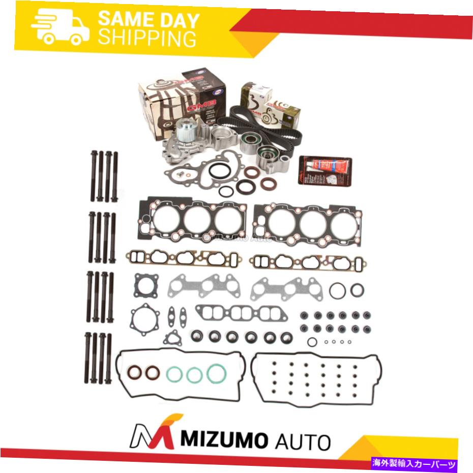 Water Pump ヘッドガスケットセットタイミングベルトキットウォーターポンプフィット88-91トヨタ2.5 DOHC 2VZFE Head Gasket Set Timing Belt Kit Water Pump Fit 88-91 Toyota 2.5 DOHC 2VZFE【並行輸入品】