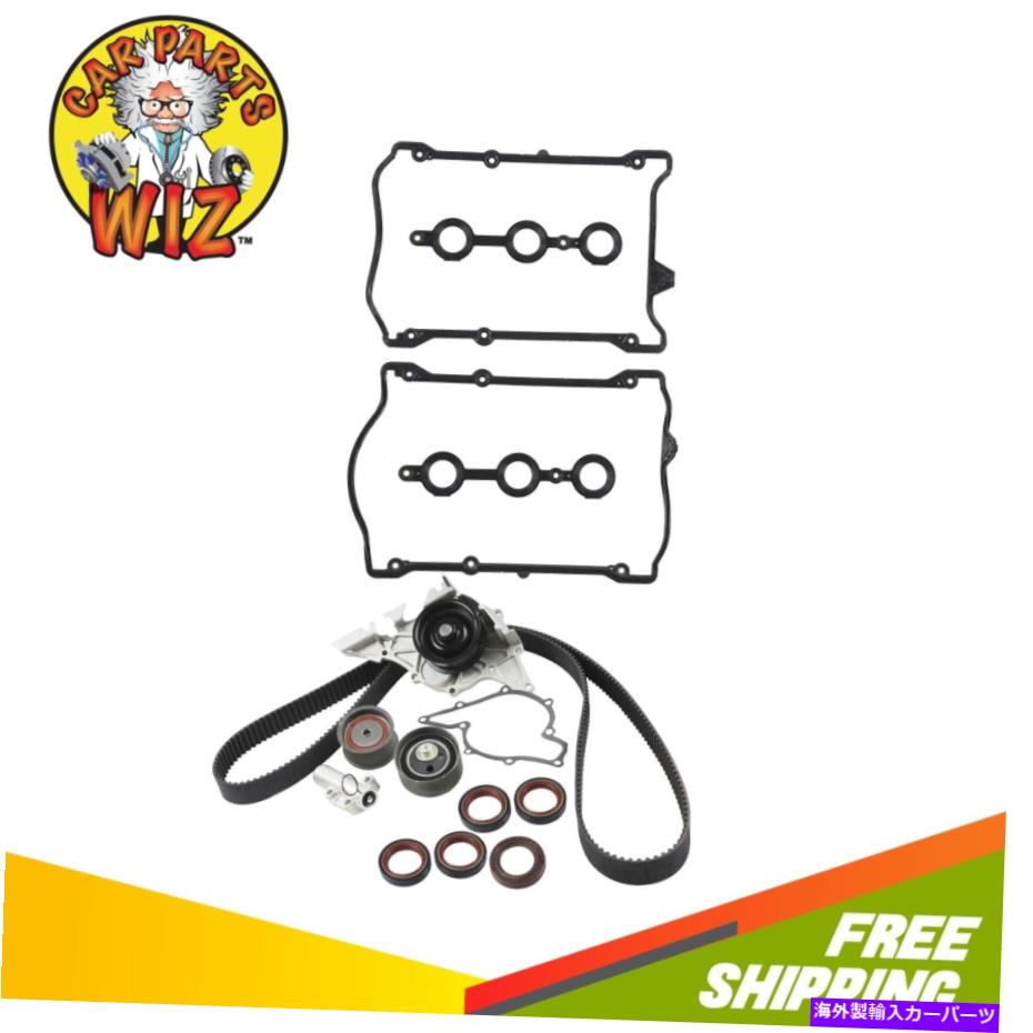 Water Pump タイミングベルトウォーターポンプキットバルブカバーガスケットフィット00-05アウディ2.7L V6 APBターボ Timing Belt Water Pump Kit Valve Cover Gasket Fits 00-05 Audi 2.7L V6 APB TURBO【並行輸入品】