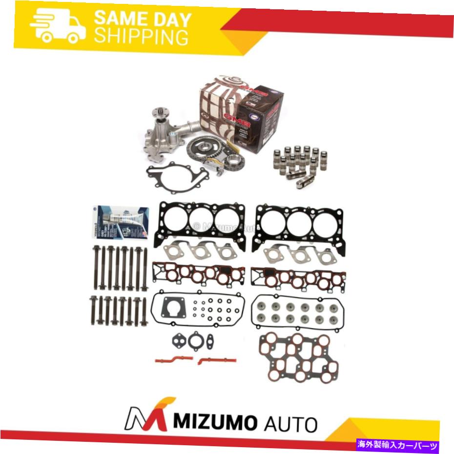 Water Pump ヘッドガスケットボルトリフタータイミングチェーンウォーターポンプ98-00フォード4.2L F150 E150 E250 Head Gasket Bolts Lifter Timing Chain Water Pump 98-00 FORD 4.2L F150 E150 E250【並行輸入品】