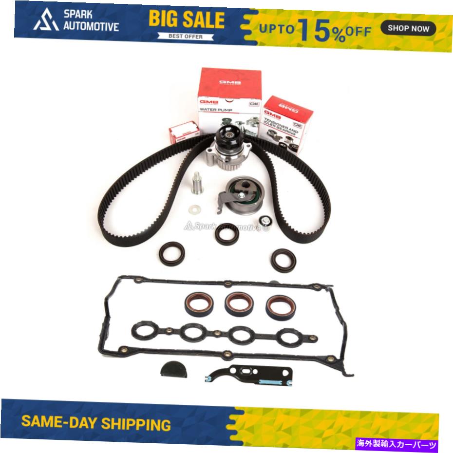 Water Pump タイミングベルトキットウォーターポンプカバーガスケットフィット99-00 VWビートルGoftジェッタパッサット Timing Belt Kit Water Pump Cover Gasket Fit 99-00 VW Beetle Goft Jetta Passat【並行輸入品】