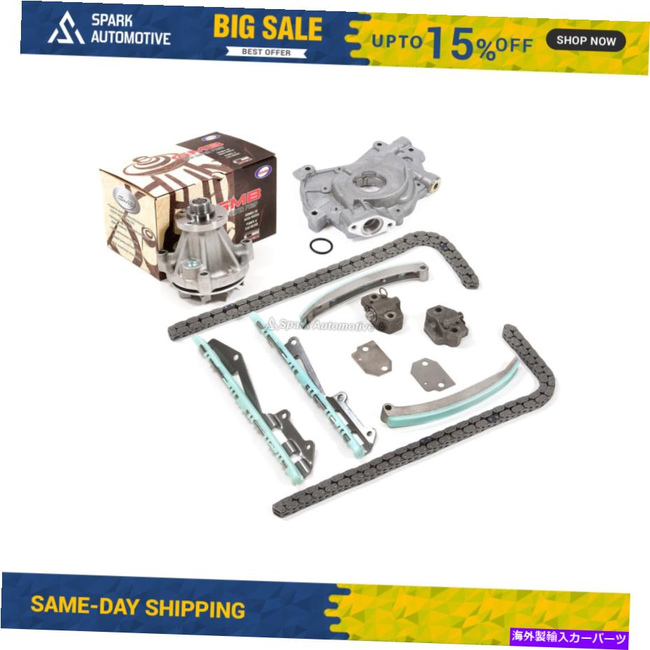 Water Pump タイミングチェーンキットw/oギアウォーターポンプオイルポンプフィット03-04フォードマスタングV8 4.6 Timing Chain Kit w/o Gears Water Pump Oil Pump Fit 03-04 Ford Mustang V8 4.6【並行輸入品】 66,671円