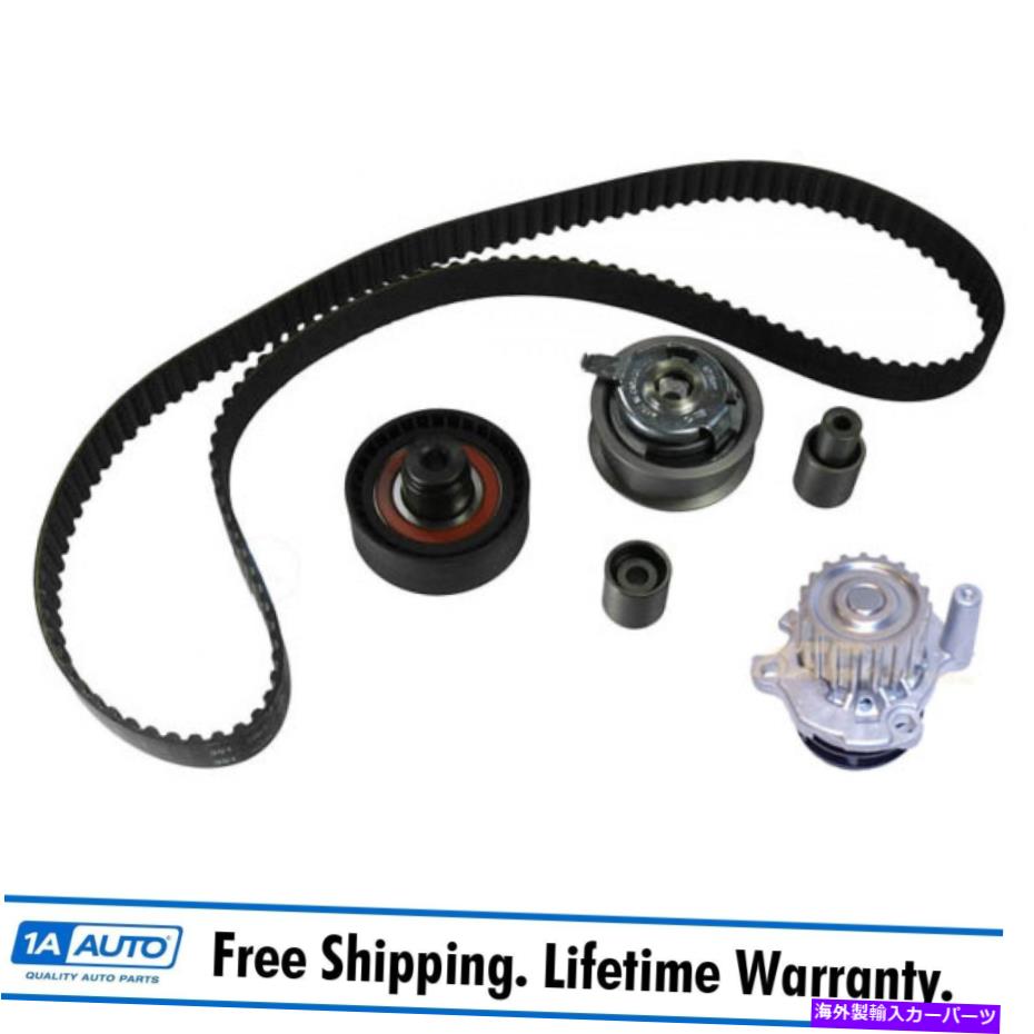 Water Pump ビートルジェッタゴルフ1.9Lディーゼル用のタイミングベルトとコンポーネントキット付きウォーターポンプセット Timing Belt & Component Kit w/ Water Pump Set for Beetle Jetta Golf 1.9L Diesel【並行輸入品】