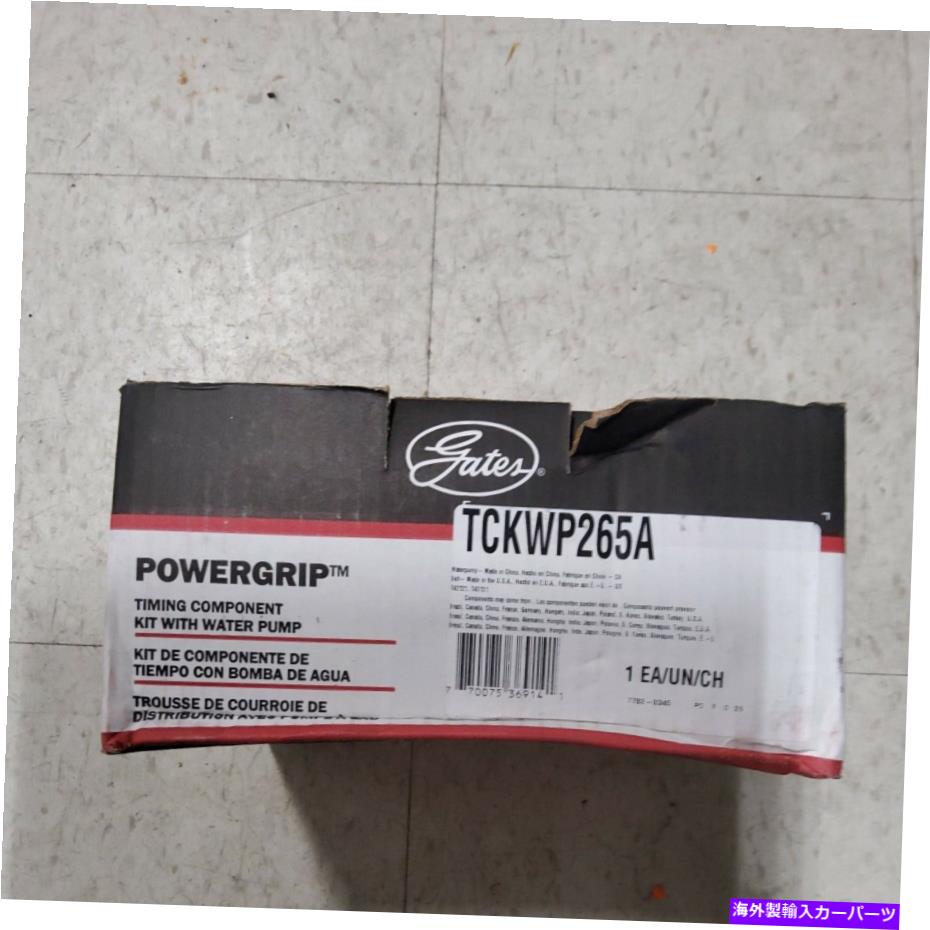 Water Pump ゲートTCKWP265Aクライスラーダッジジープ用ウォーターポンプ付きエンジンタイミングベルトキット Gates TCKWP265A Engine Timing Belt Kit with Water Pump for CHRYSLER DODGE JEEP【並行輸入品】
