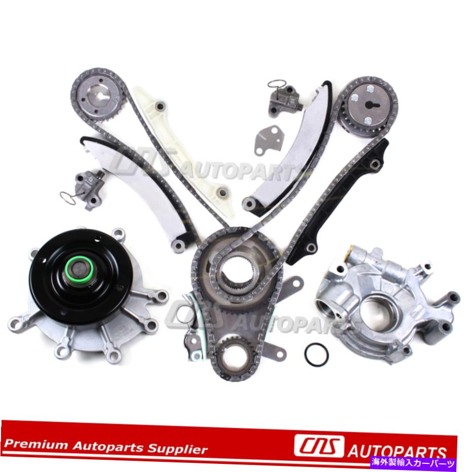 Water Pump タイミングチェーンキットオイル、02-03ダッジジープ3.7L SOHC JTECシステムVin K用のウォーターポンプ Timing Chain Kit Oil,Water Pump For 02-03 Dodge Jeep 3.7L SOHC JTEC SYSTEM VIN K【並行輸入品】
