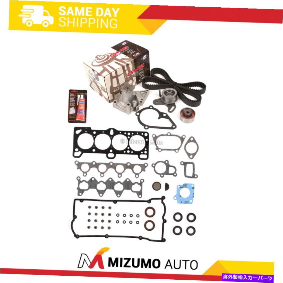 Water Pump ヘッドガスケットセットタイミングベルトキットウォーターポンプフィット01-05ヒュンダイアクセントDOHC G4EC Head Gasket Set Timing Belt Kit Water Pump Fit 01-05 Hyundai Accent DOHC G4EC【並行輸入品】