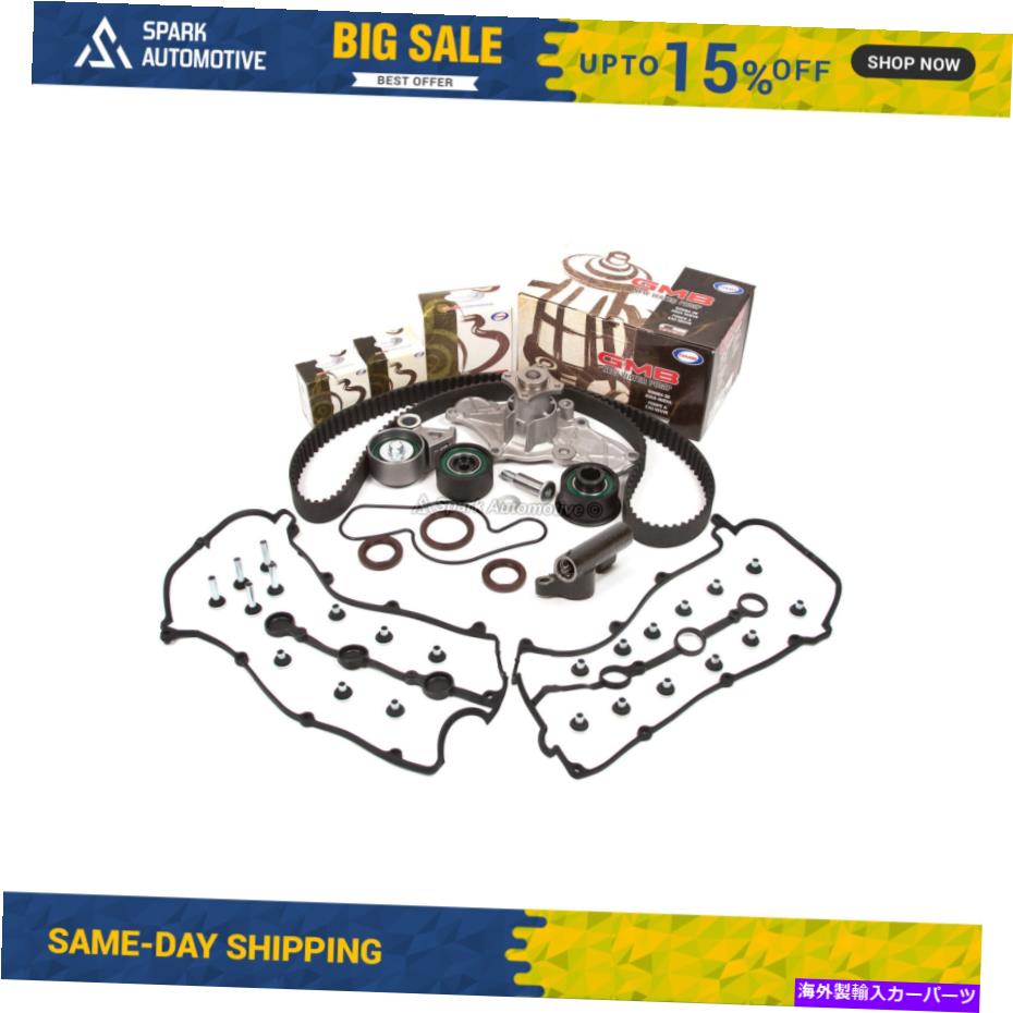 Water Pump タイミングベルトキットウォーターポンプテンショナーキットバルブカバーフィット92-02フォードマツダ2.5 Timing Belt Kit Water Pump Tensioner Kit Valve Cover Fit 92-02 Ford Mazda 2.5【並行輸入品】