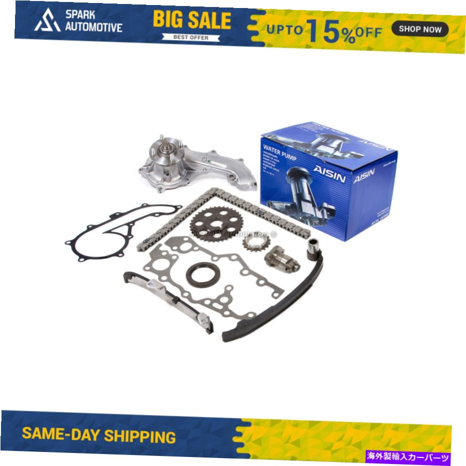 Water Pump タイミングチェーンキットアイシンウォーターポンプフィット95-04 2.4LトヨタタコマDOHC 16V 2RZFE Timing Chain Kit AISIN Water Pump Fit 95-04 2.4L Toyota Tacoma DOHC 16V 2RZFE【並行輸入品】