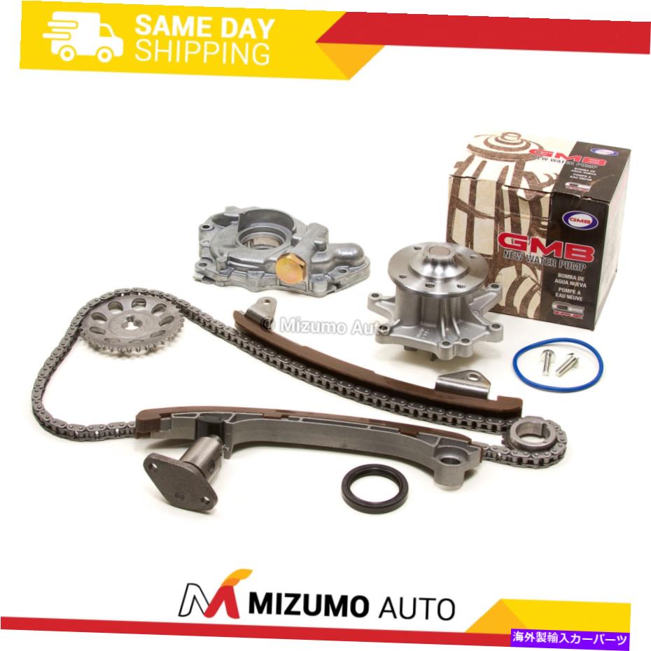 Water Pump タイミングチェーンキットウォーターオイルポンプフィット00-06トヨタカローラセリカGTSマトリックス2zzge Timing Chain Kit Water Oil Pump Fit 00-06 Toyota Corolla Celica GTS Matrix 2ZZGE【並行輸入品】