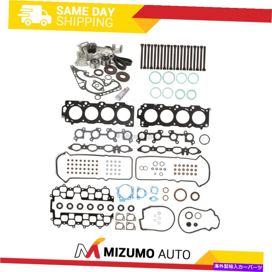 Water Pump ヘッドガスケットセットタイミングベルトキットウォーターポンプフィット98-00レクサス4.0 32V 1UZFE Head Gasket Set Timing Belt Kit Water Pump Fit 98-00 Lexus 4.0 32V 1UZFE【並行輸入品】