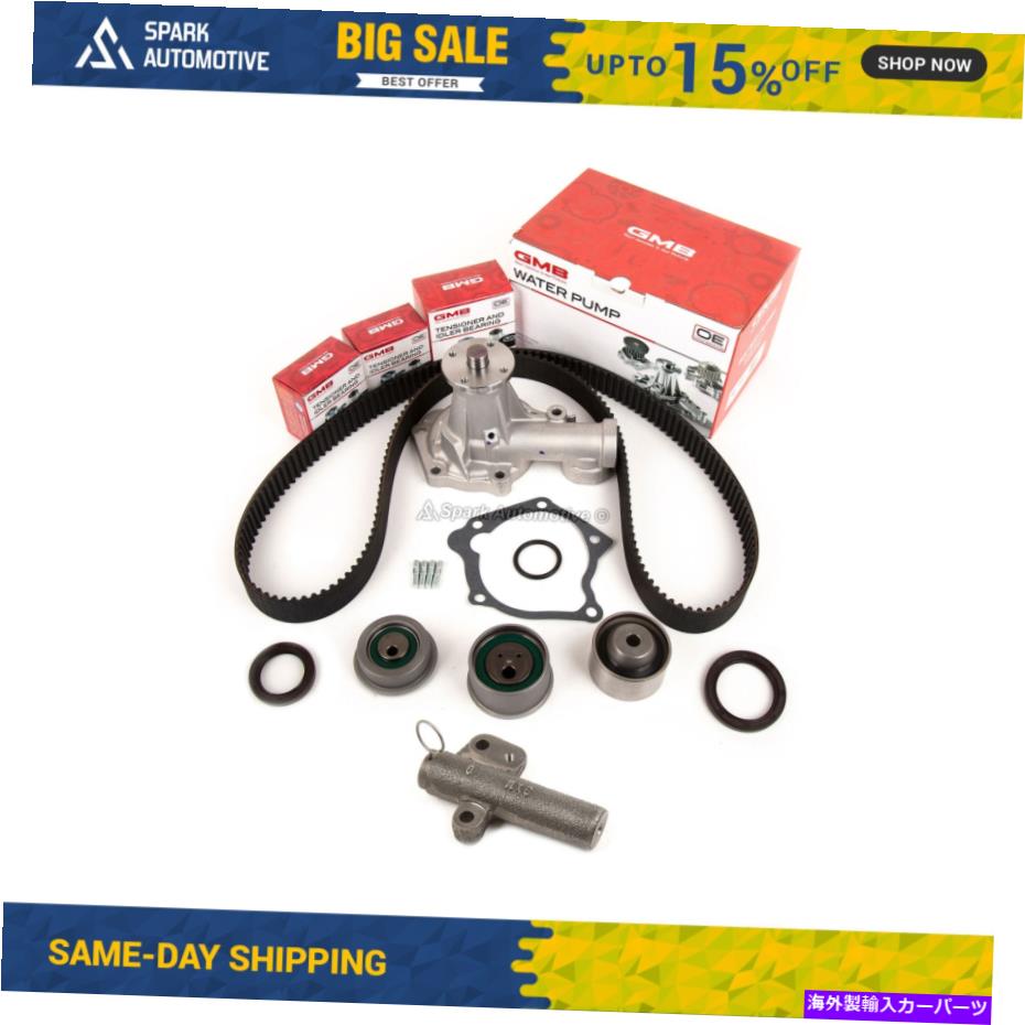 Water Pump タイミングベルトキットウォーターポンプフィット96-99三菱ギャランエクリプススパイダー2.4L Timing Belt Kit Water Pump Fit 96-99 Mitsubishi Galant Eclipse Spyder 2.4L【並行輸入品】