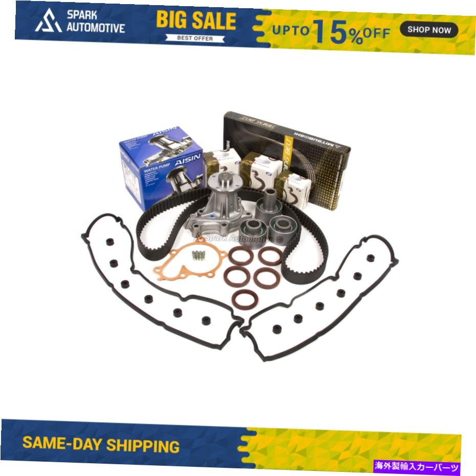 Water Pump タイミングベルトキットバルブカバーウォーターポンプフィット90-96日産300ZX非ターボ Timing Belt Kit Valve Cover Water Pump Fit 90-96 Nissan 300ZX Non Turbo【並行輸入品】