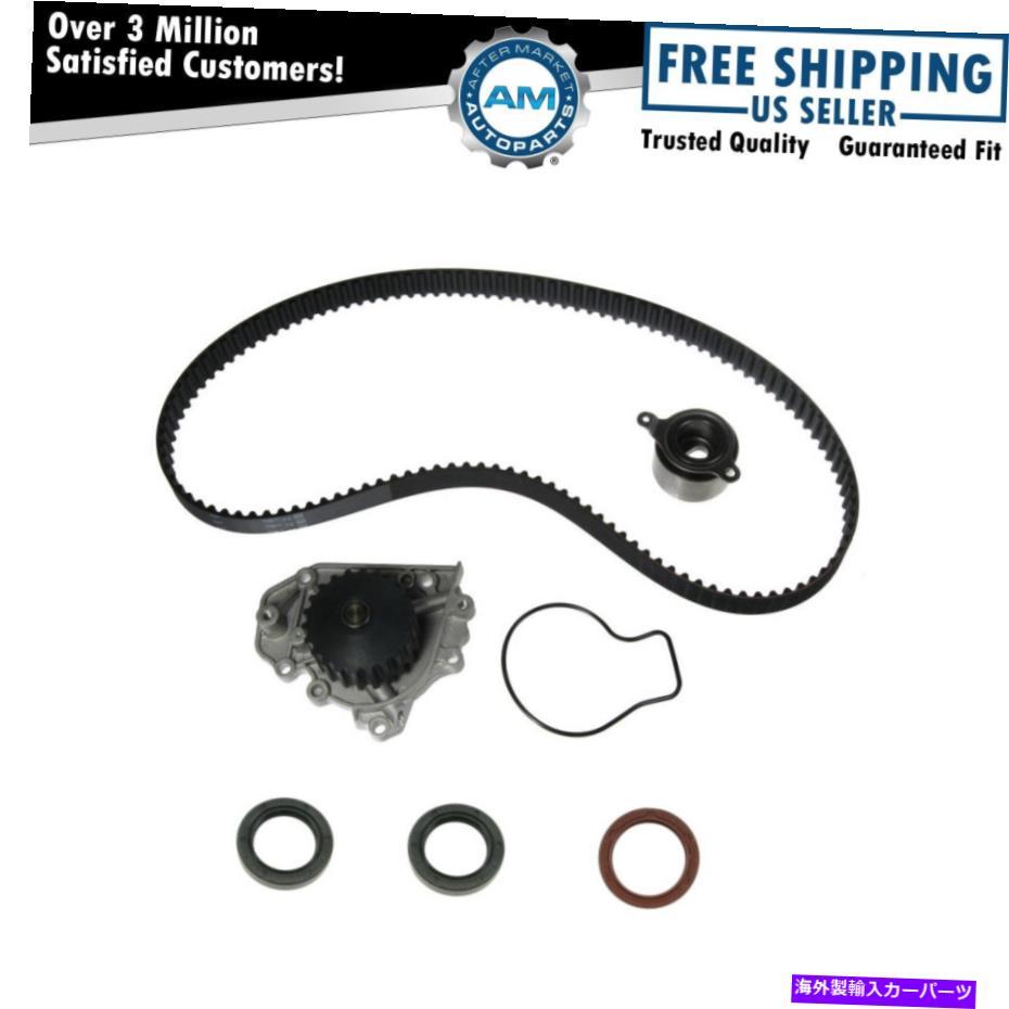 Water Pump シビックSI Del Sol B16A VTEC用のエンジンタイミングベルトキットウォーターポンプ＆シールセット Engine Timing Belt Kit Water Pump & Seals Set for Civic SI Del Sol B16A VTEC【並行輸入品】