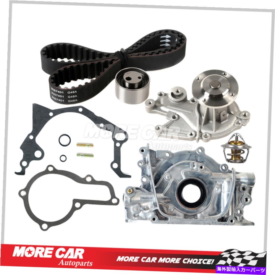 Water Pump タイミングベルトキットオイルウォーターポンプサーモスタット1998-2001シボレーメトロ1.3L Timing Belt Kit Oil Water Pump Thermostat fit for 1998-2001 Chevrolet Metro 1.3L【並行輸入品】