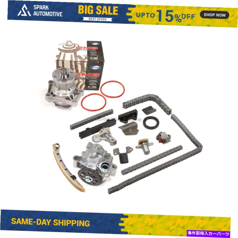 Water Pump タイミングチェーンキットw/oギアオイルウォーターポンプフィット99-07シボレースズキH25A H27A Timing Chain Kit w/o Gear Oil Water Pump Fit 99-07 Chevrolet Suzuki H25A H27A【並行輸入品】