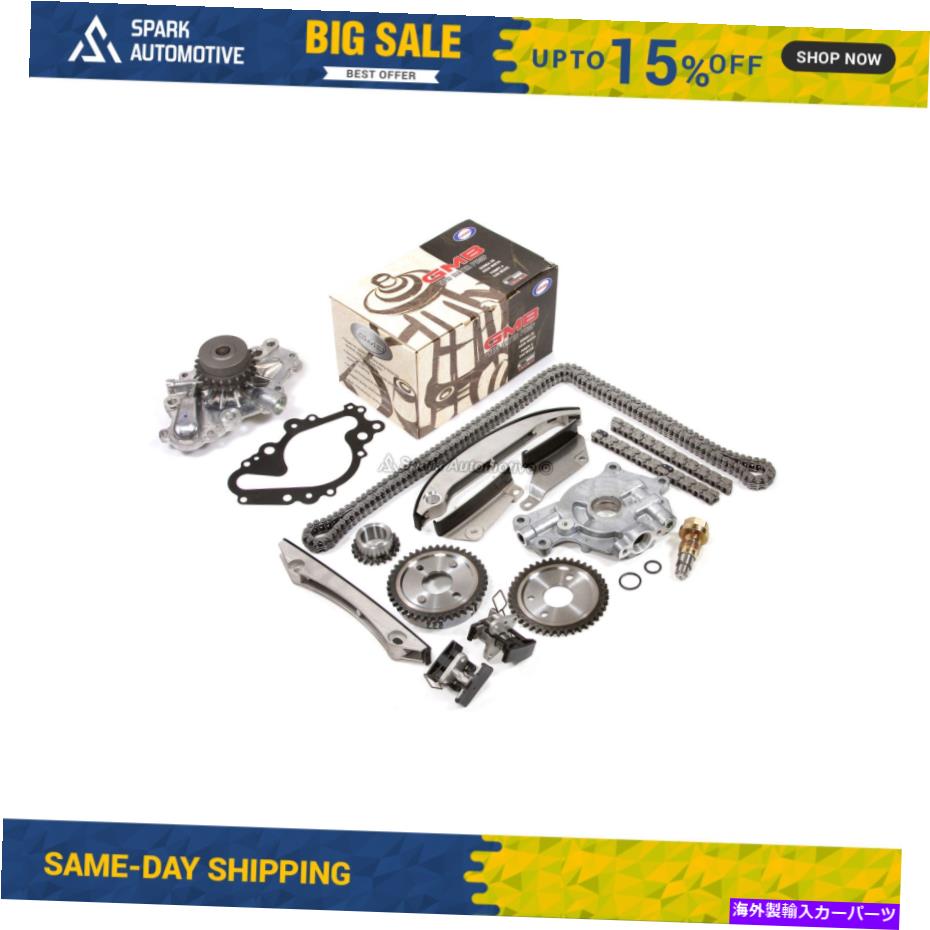 Water Pump タイミングチェーンキットウォーターポンプオイルポンプフィット98-99クライスラーダッジ2.7 V6 Timing Chain Kit Water Pump Oil Pump Fit 98-99 Chrysler Dodge 2.7 V6【並行輸入品】