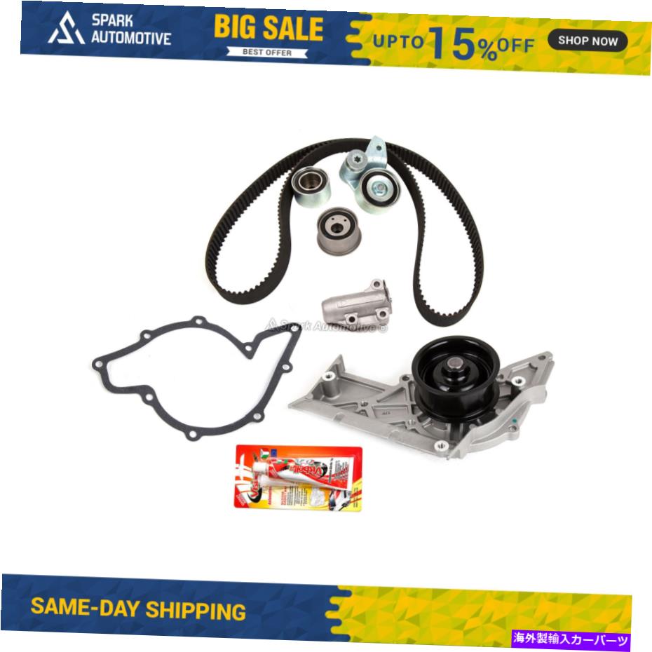 Water Pump タイミングベルトキットテンショナーウォーターポンプフィット02-06アウディ3.0L DOHC 30V AVK BGN Timing Belt Kit Tensioner Water Pump Fit 02-06 Audi 3.0L DOHC 30V AVK BGN【並行輸入品】