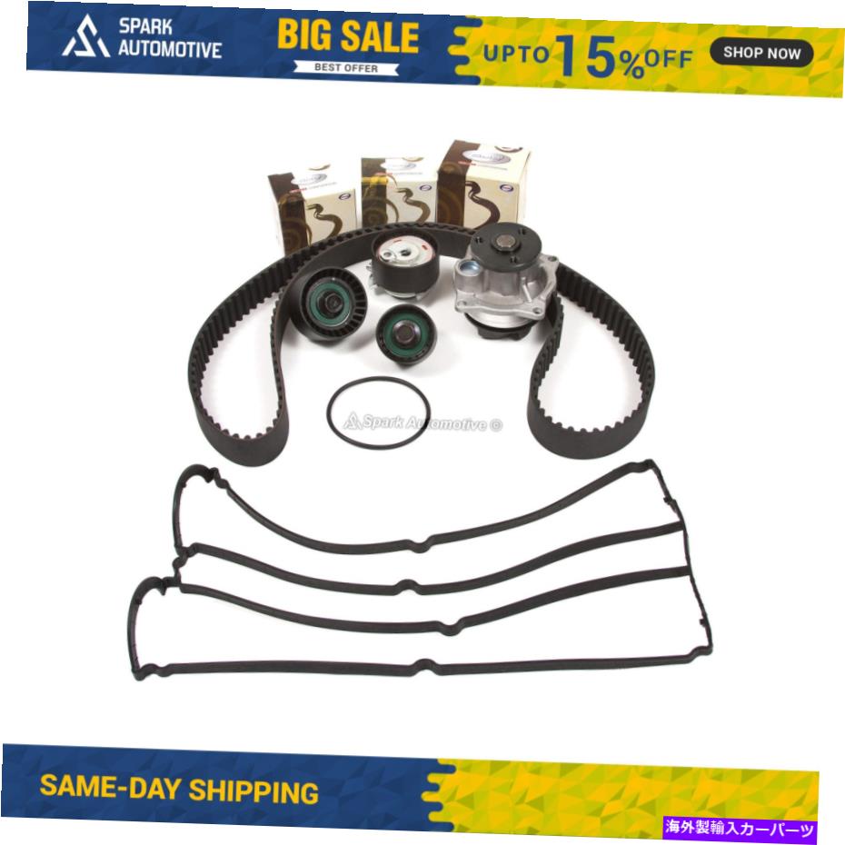 Water Pump タイミングベルトキットウォーターポンプバルブカバーガスケットフィット99-04マツダフォード2.0L DOHC Timing Belt Kit Water Pump Valve Cover Gasket Fit 99-04 Mazda Ford 2.0L DOHC【並行輸入品】