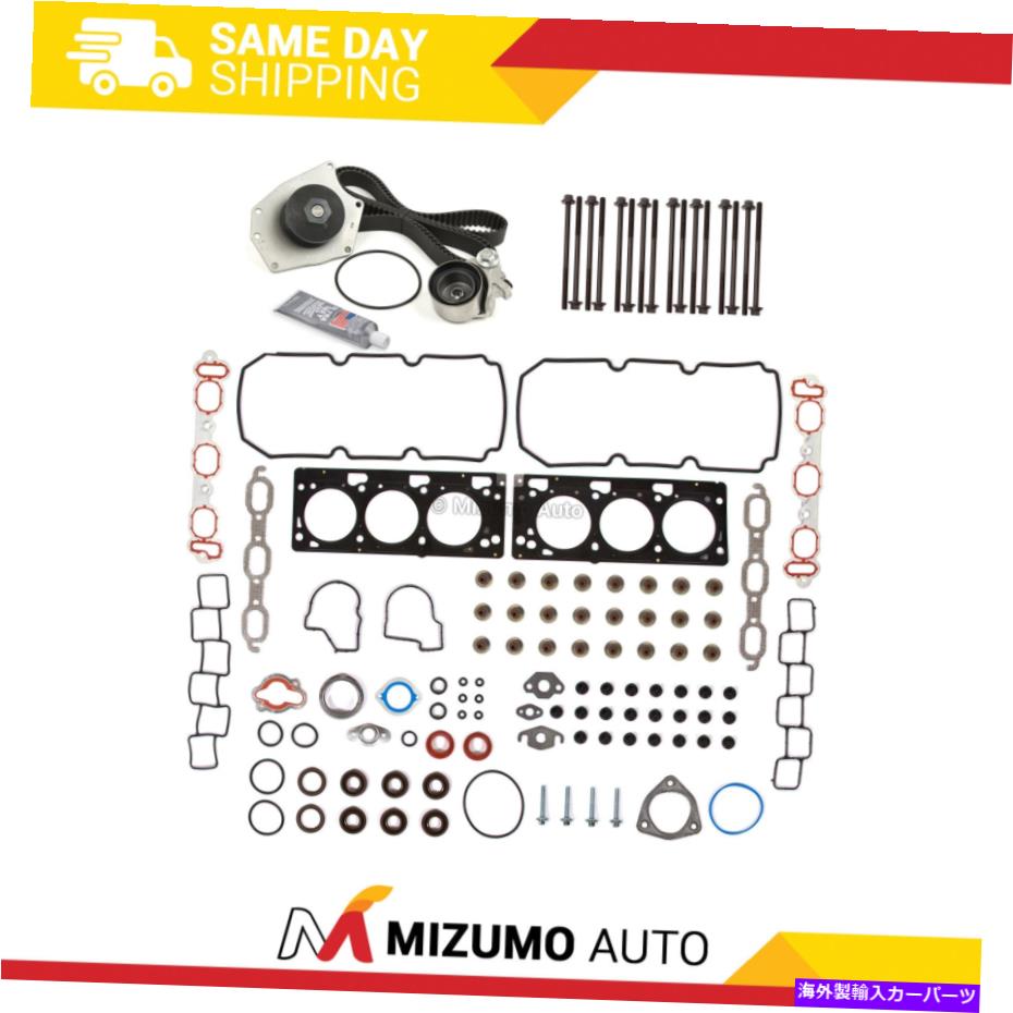 Water Pump ヘッドガスケットセットタイミングベルトキットウォーターポンプフィット99-04チーズラーパシフィカダッジ3.5 Head Gasket Set Timing Belt Kit Water Pump Fit 99-04 Chysler Pacifica Dodge 3.5【並行輸入品】