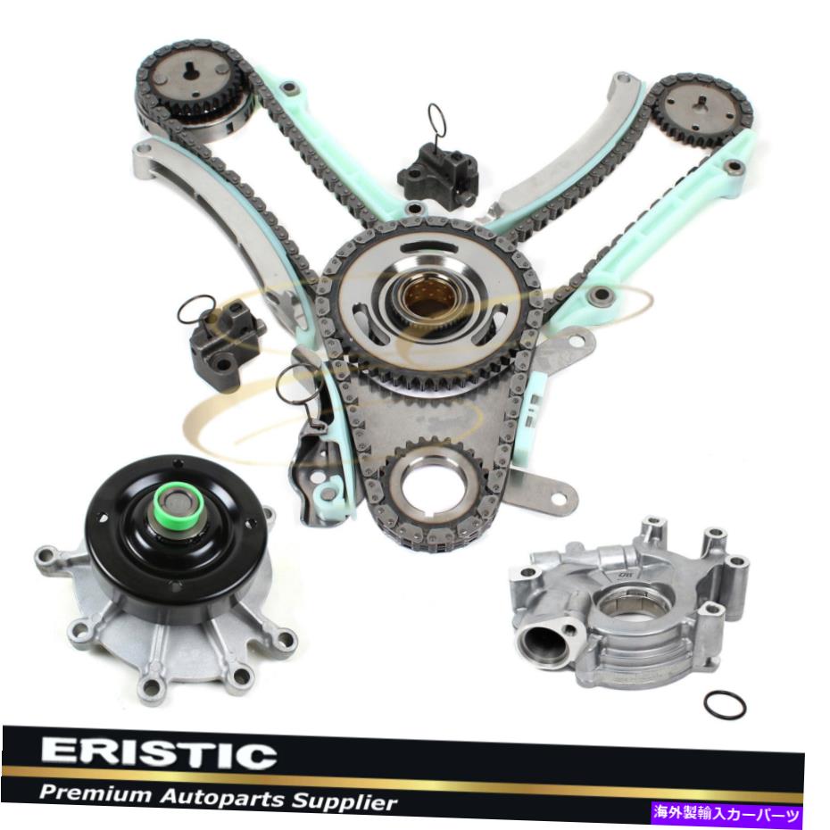 Water Pump フィット99-04ダッジジープ4.7L SOHC V8タイミングチェーン＆オイル /ウォーターポンプJTECデザイン Fits 99-04 Dodge Jeep 4.7L SOHC V8 Timing Chain & Oil / Water Pump JTEC Design【並行輸入品】