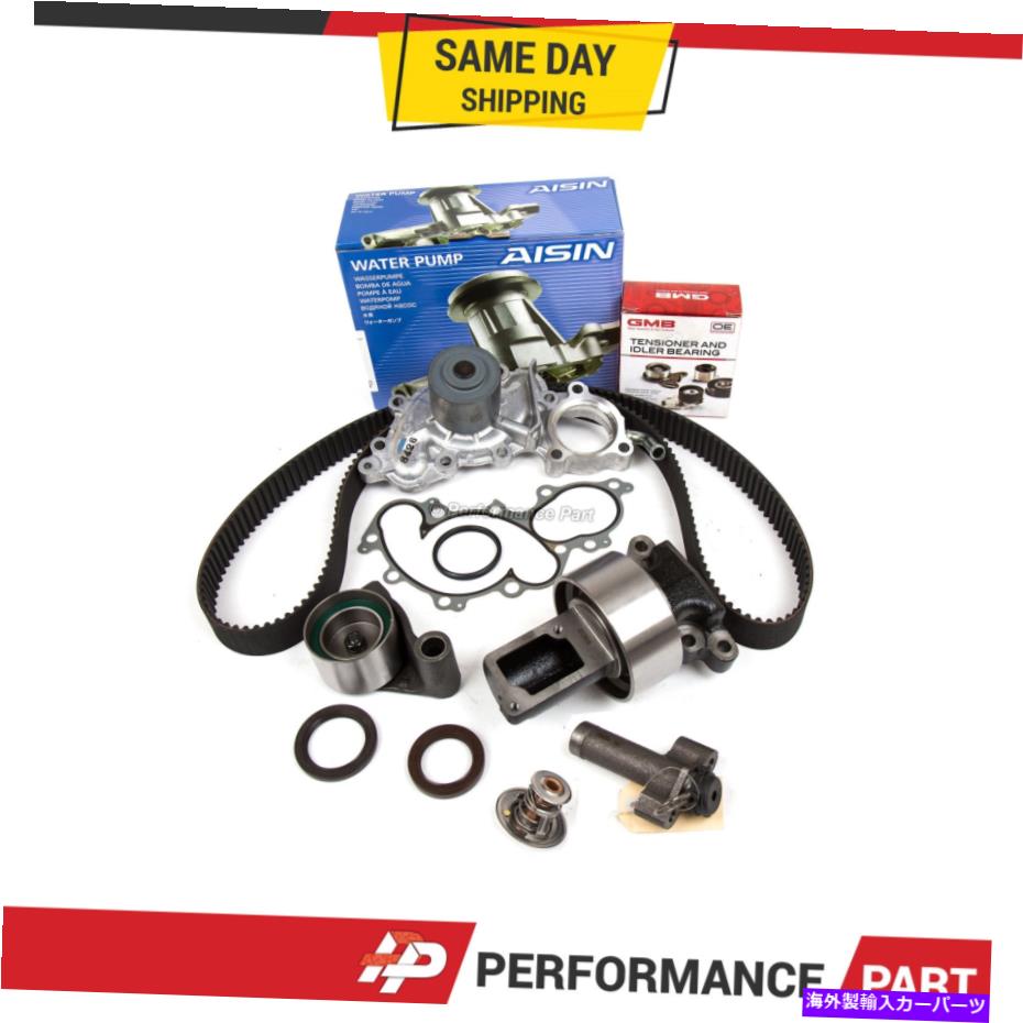 Water Pump タイミングベルトキットサーモスタット93-95トヨタピックアップT100 3VZE用のアイシンウォーターポンプ Timing Belt Kit Thermostat AISIN Water Pump for 93-95 Toyota Pickup T100 3VZE【並行輸入品】