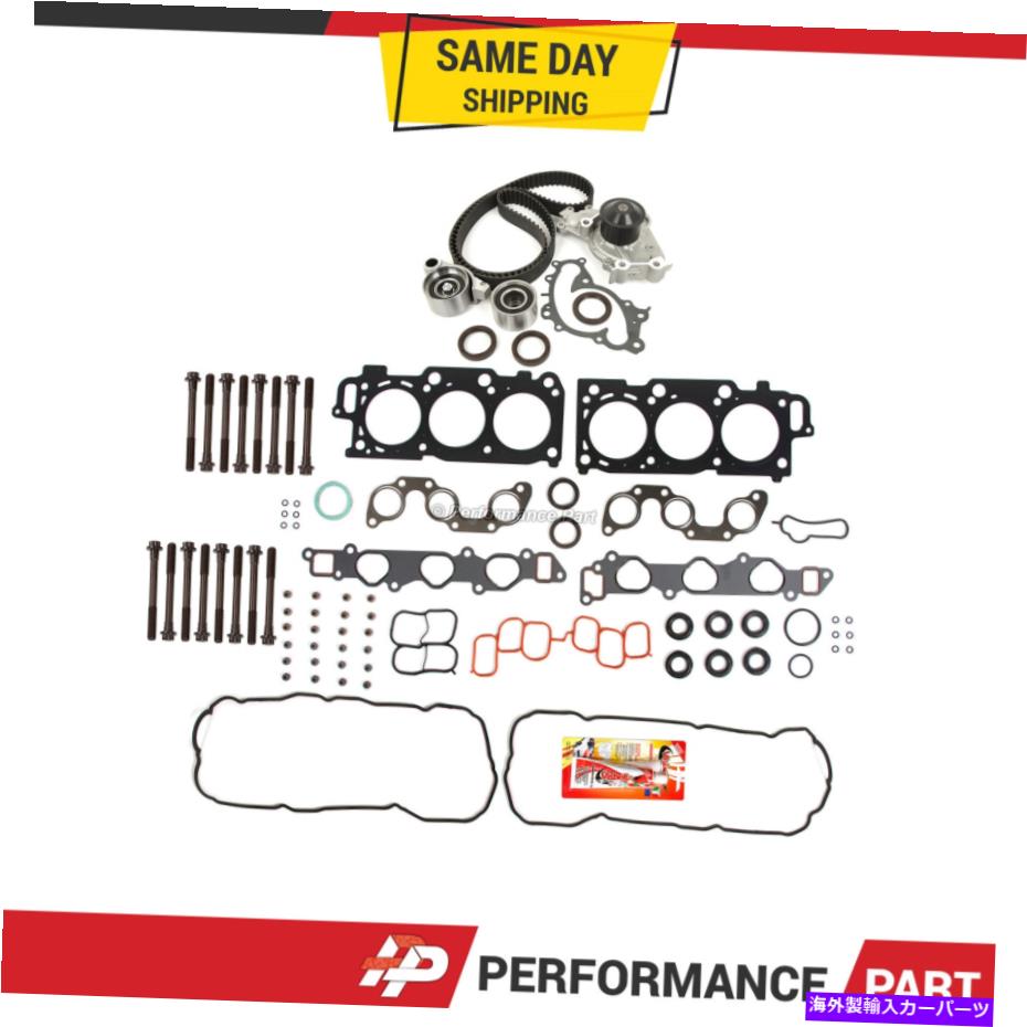 Water Pump ヘッドガスケットセットタイミングベルトキット水ポンプ04-10トヨタレクサス3.3L 3MZFE Head Gasket Set Timing Belt Kit Water Pump for 04-10 Toyota Lexus 3.3L 3MZFE【並行輸入品】