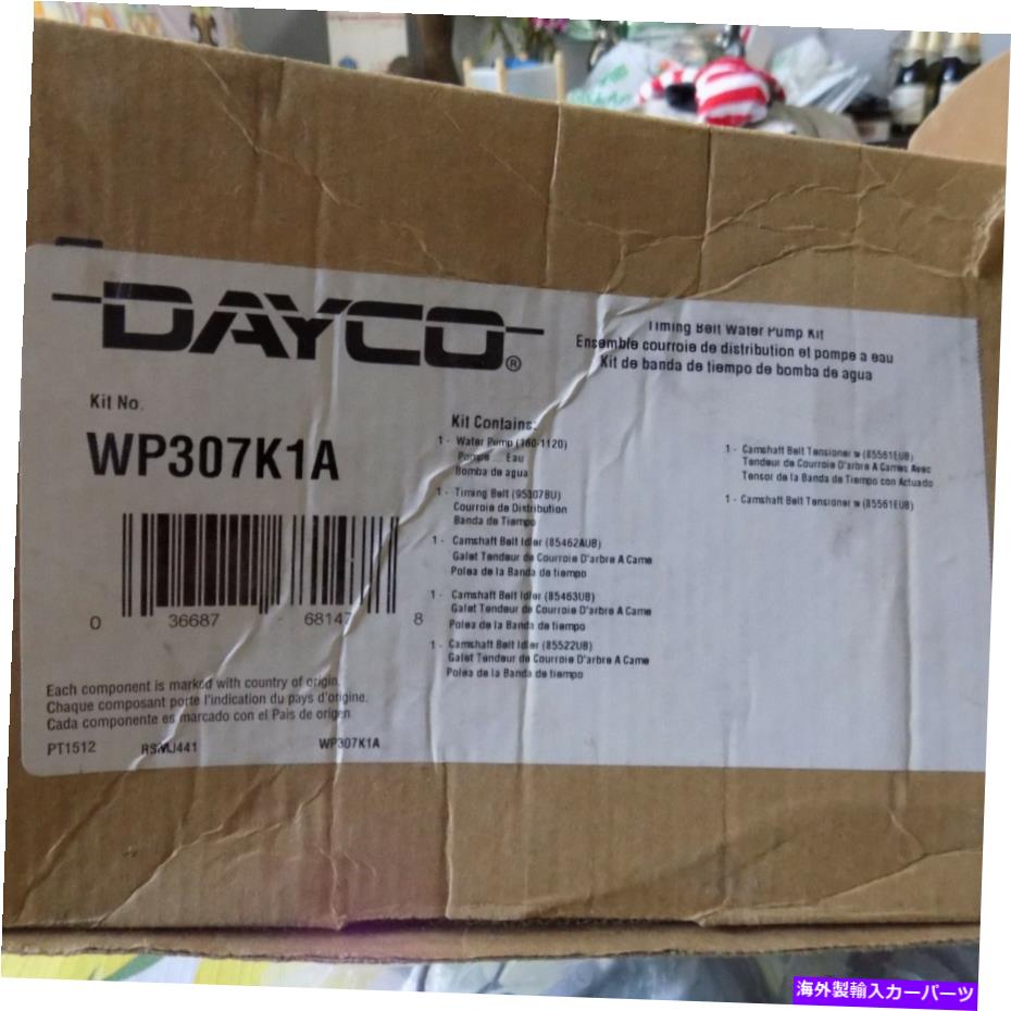 Water Pump Dayco WP307K1Aエンジンタイミングベルトキット水ポンプ - 水ポンプキット付きシール付き Dayco WP307K1A Engine Timing Belt Kit with Water Pump-Water Pump Kit w/o Seals【並行輸入品】