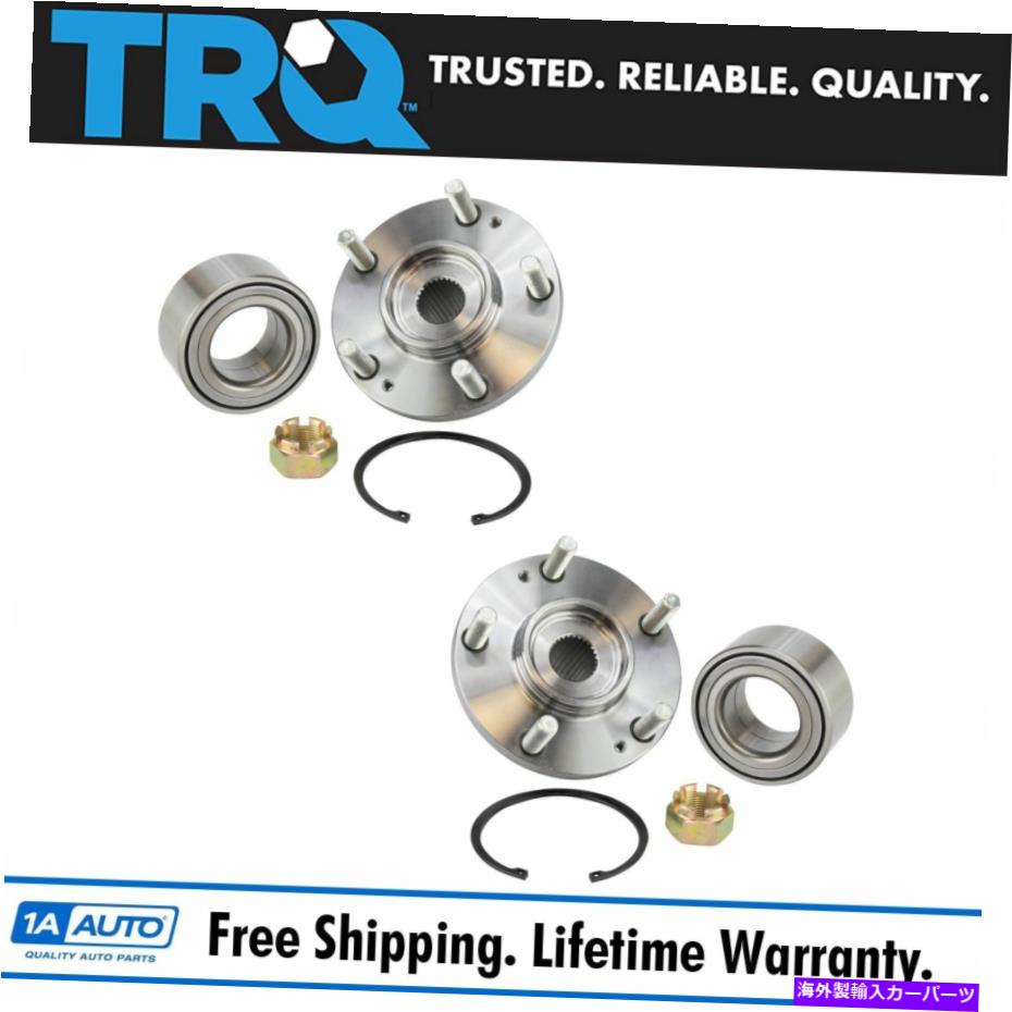 Wheel Hub Bearing Santa Fe Tucson SportageのTRQフロントホイールベアリング＆ハブキットLH＆RHサイド TRQ Front Wheel Bearing & Hub Kit LH & RH Sides for Santa Fe Tucson Sportage【並行輸入品】