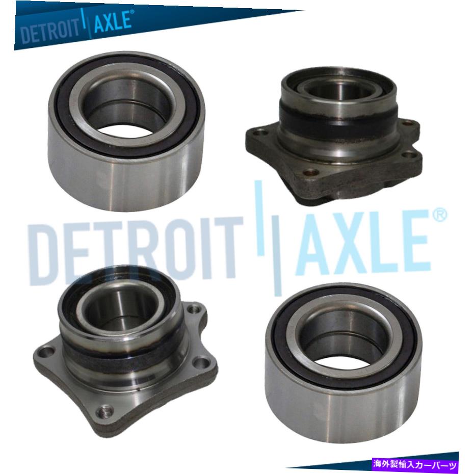 Wheel Hub Bearing 2003年から2011年のホンダエレメントW/ ABSのフロント +後輪ベアリングモジュールアセンブリ Front + Rear Wheel Bearing Module Assembly for 2003 - 2011 Honda Element w/ ABS【並行輸入品】