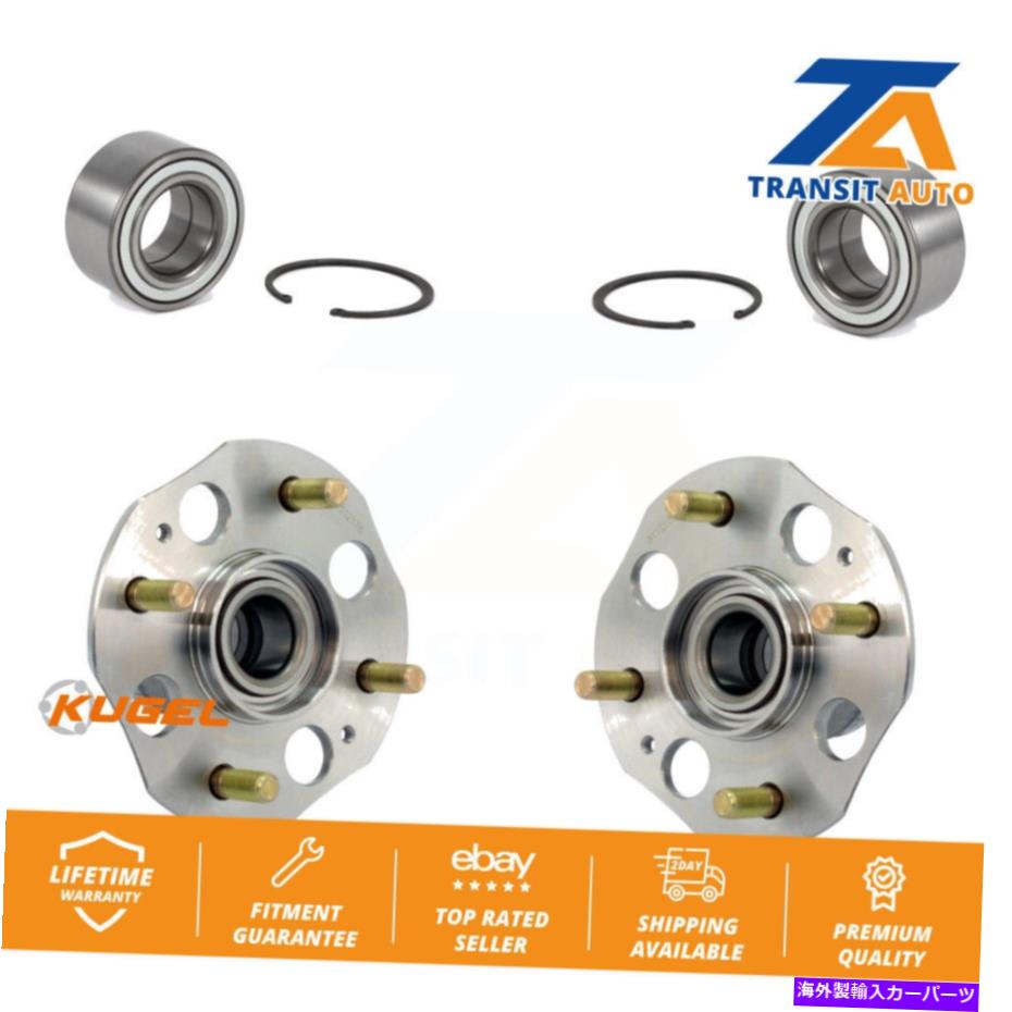 Wheel Hub Bearing ホンダアコード用のフロントリアホイールベアリングとハブアセンブリキット Front Rear Wheel Bearing And Hub Assembly Kit For Honda Accord【並行輸入品】