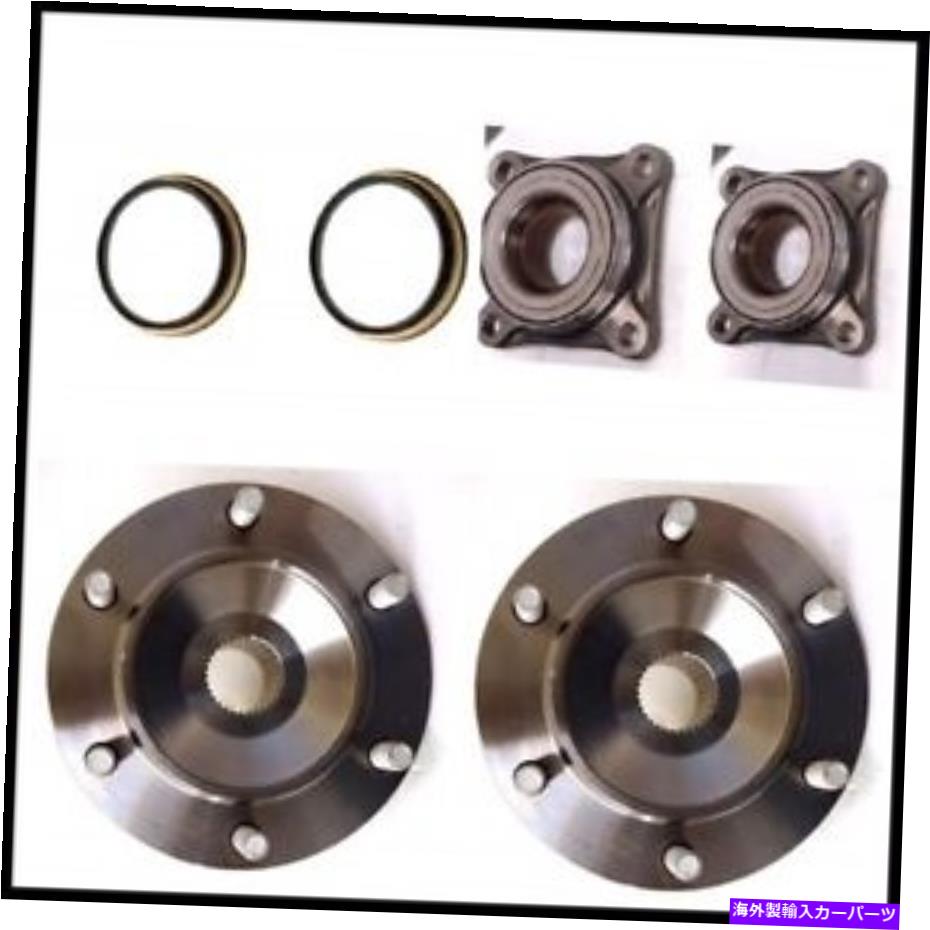 Wheel Hub Bearing トヨタタコマ4WD（05-14）新しいクイック船の2つの前輪ハブと2ベアリング2シール 2 FRONT WHEEL HUB & 2BEARING 2 SEAL FOR TOYOTA TACOMA 4WD (05-14) NEW QUICK SHIP【並行輸入品】