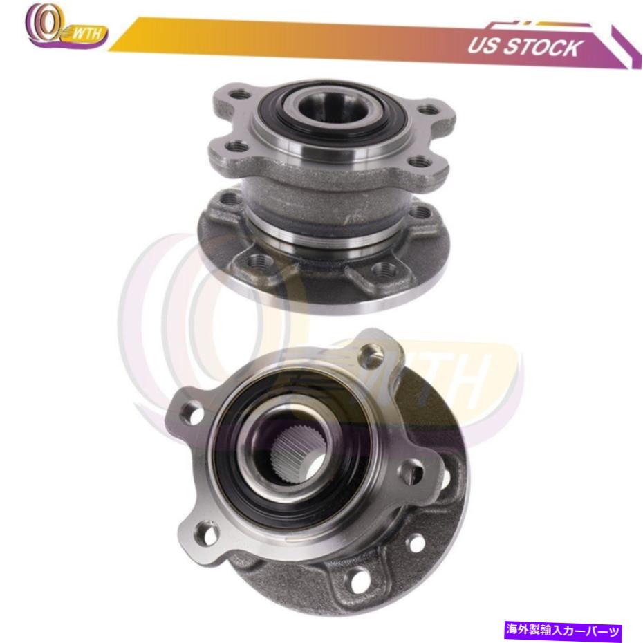 Wheel Hub Bearing ボルボXC60 2010-2017用の2つの後輪ハブとベアリングアセンブリ5ラグのペア Pair of 2 Rear Wheel Hub And Bearing Assembly 5 Lugs For Volvo XC60 2010-2017【並行輸入品】 45,936円
